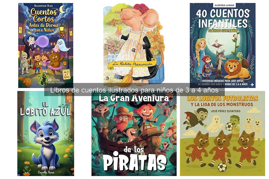 Mejores libros de cuentos ilustrados para niños de 3 a 4 años