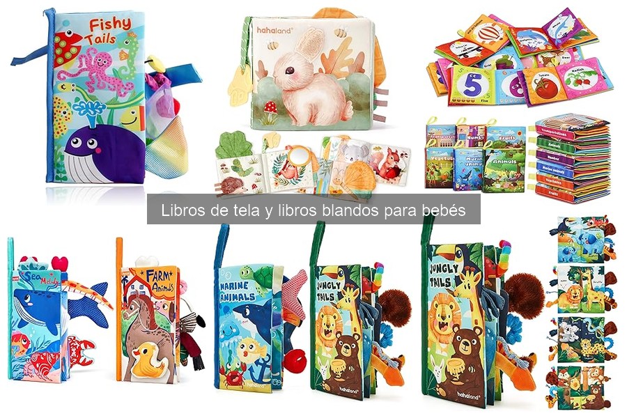 Mejores libros de tela para bebés de 0 a 1 año