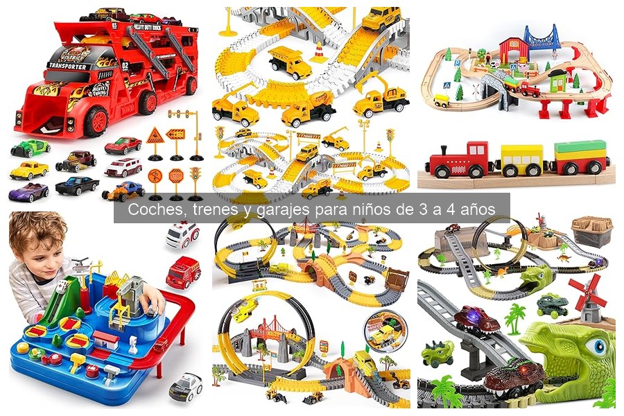Mejores lugares para comprar coches y trenes para niños de 3 a 4 años