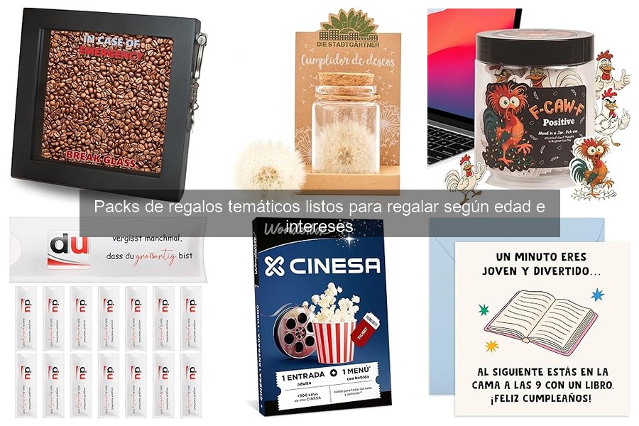 Mejores lugares para comprar packs de regalos temáticos