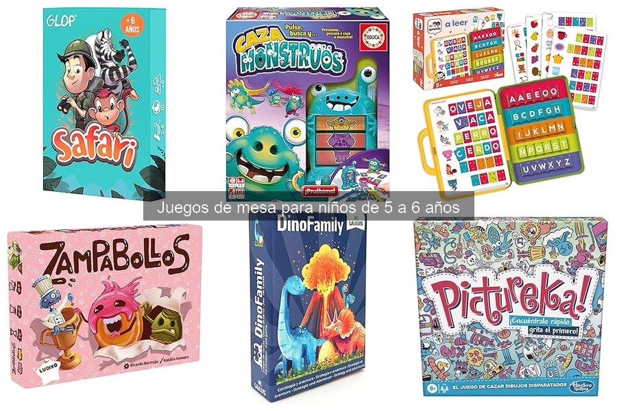 Mejores marcas de juegos de mesa para niños de 5 a 6 años