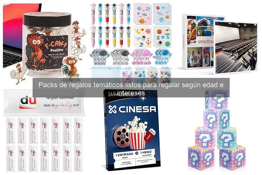 Mejores packs de regalos para ocasiones especiales
