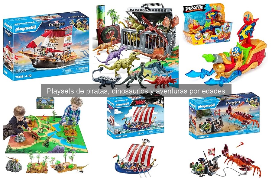 Mejores playsets de piratas para niños de 3 a 5 años