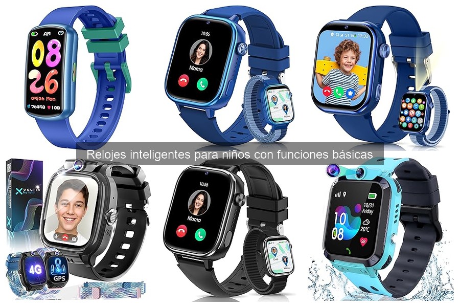 Mejores relojes inteligentes para niños de 6 a 10 años