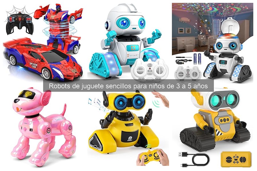 Mejores robots de juguete para niños de 3 a 5 años
