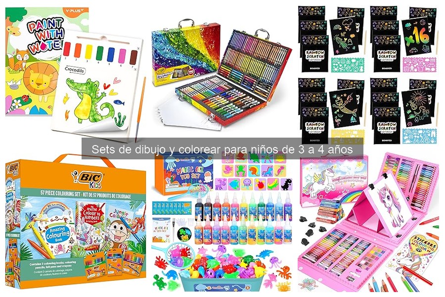 Mejores sets de dibujo para niños de 3 a 4 años