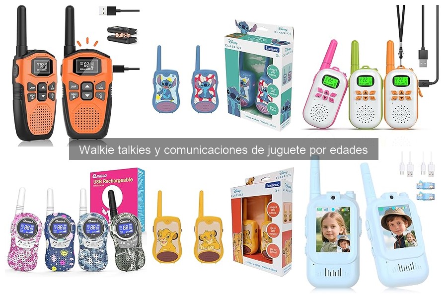 Mejores walkie talkies para niños de 3 a 5 años: comparativa