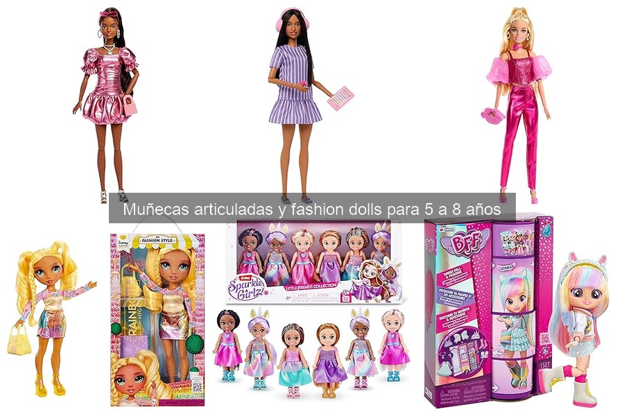 Muñecas articuladas que inspiran intereses específicos para niños