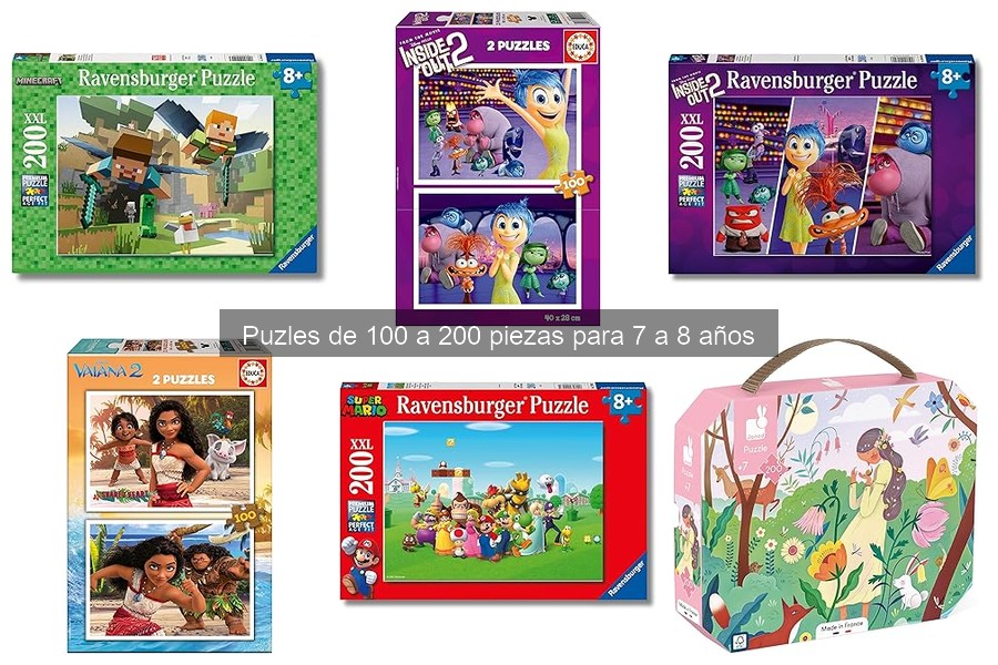 Ofertas en puzles de 100 a 200 piezas para niños de 7 a 8 años