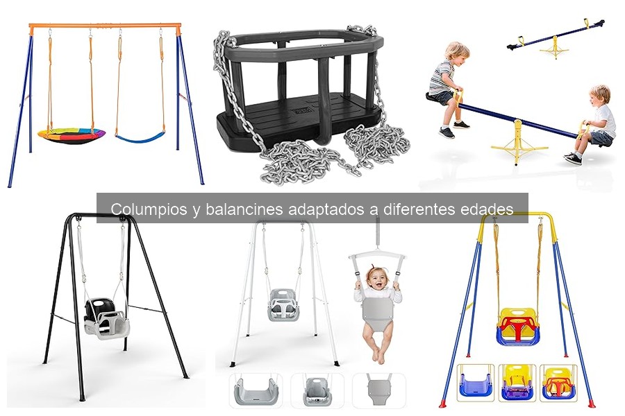 Opiniones sobre columpios y balancines populares para niños
