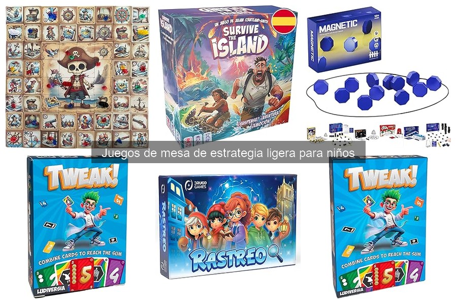 Opiniones sobre juegos de mesa de estrategia ligera para niños
