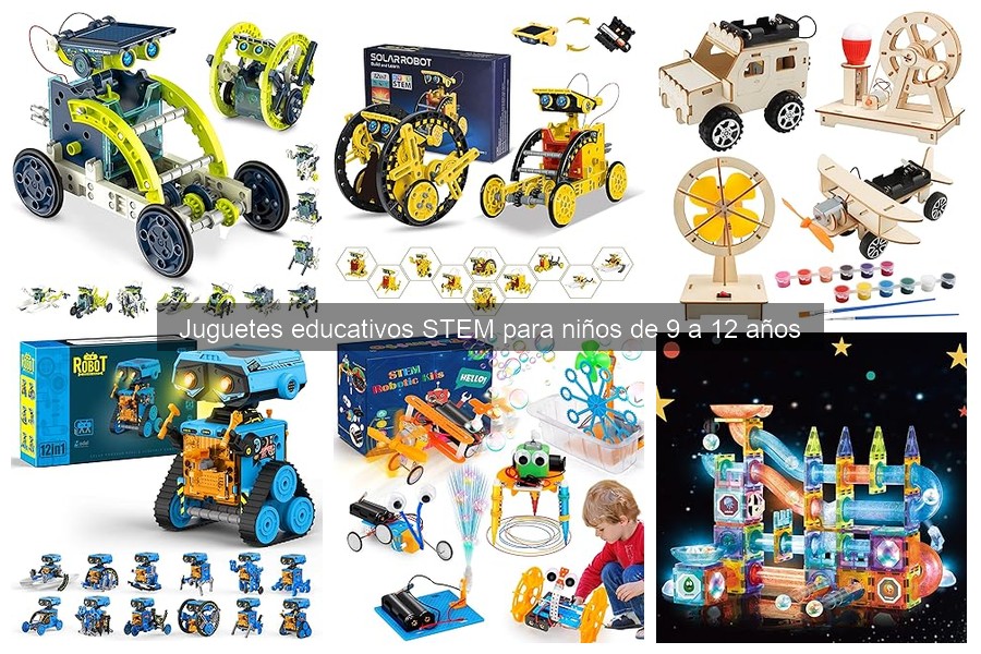 Opiniones sobre juguetes educativos STEM para niños de 9 a 12 años