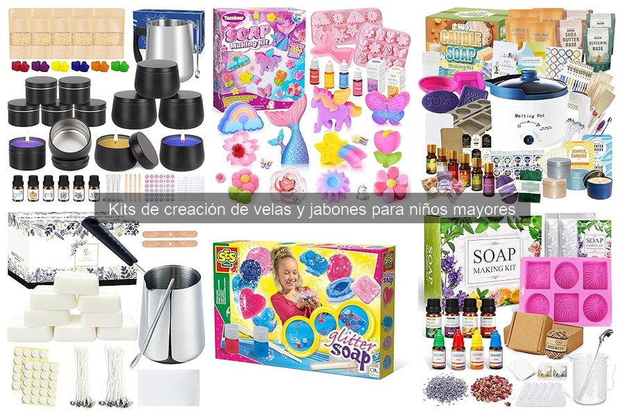 Opiniones sobre kits de creación de velas y jabones para niños