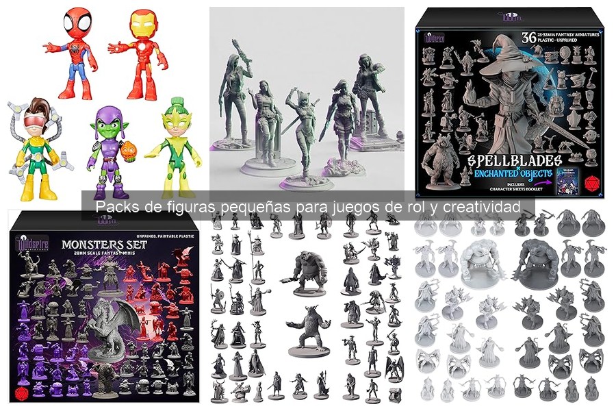 Opiniones sobre los mejores packs de figuras pequeñas para rol