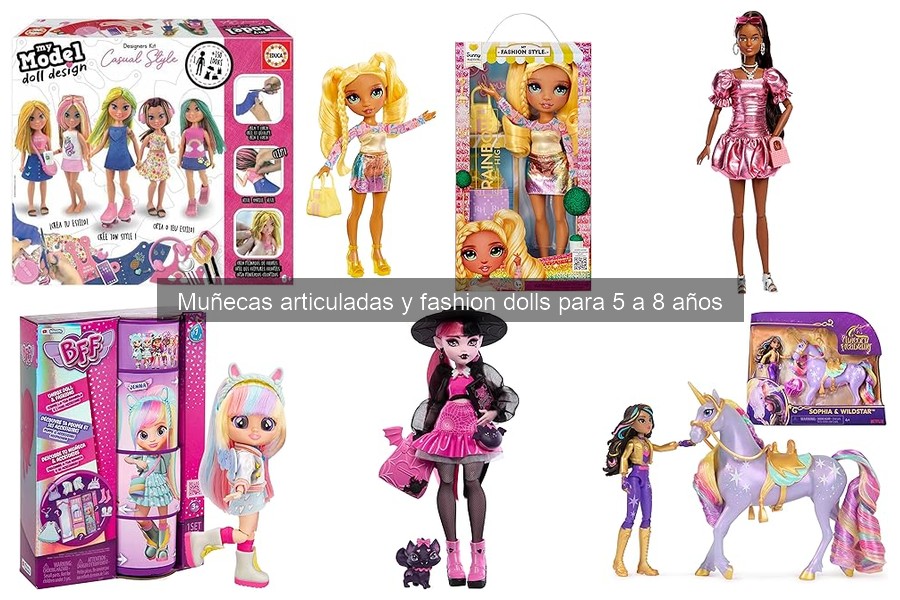 Opiniones sobre muñecas articuladas para niños de 5 a 8 años