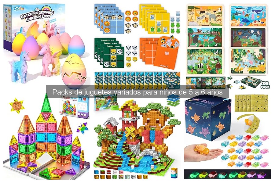 Opiniones sobre packs de juguetes para niños de 5 a 6 años