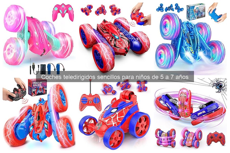 Precios de coches teledirigidos sencillos para niños de 5 a 7 años