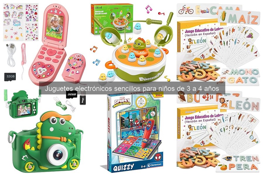 Precios de juguetes electrónicos para niños de 3 a 4 años