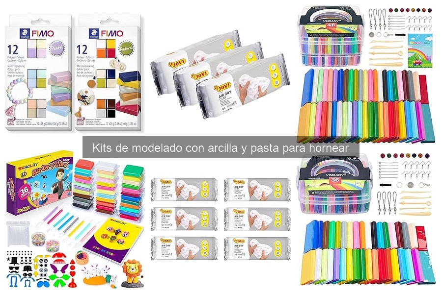 Precios de kits de modelado con arcilla y pasta para hornear