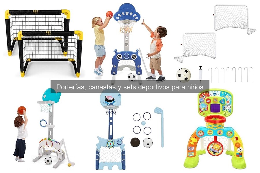 Precios de porterías y canastas deportivas para niños