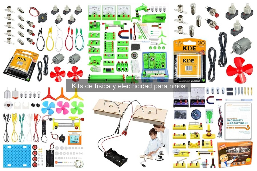 Precios y dónde comprar kits de física y electricidad para niños