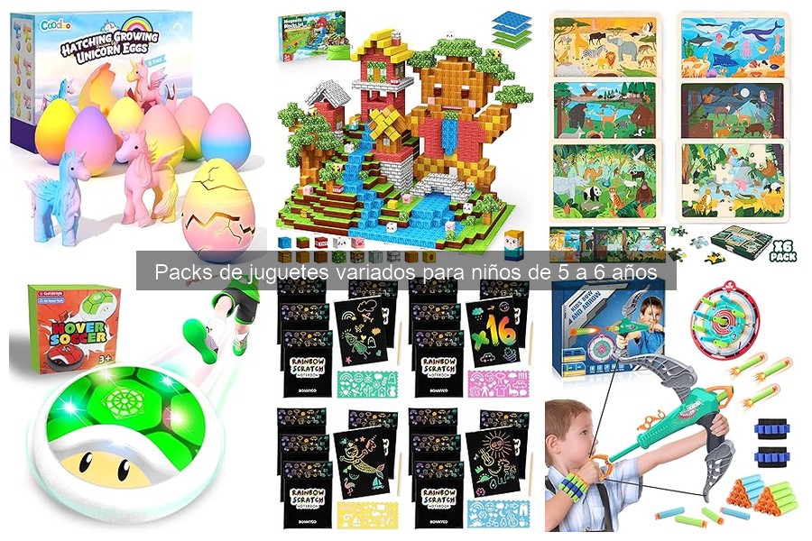 Problemas comunes al comprar packs de juguetes para niños de 5 a 6 años