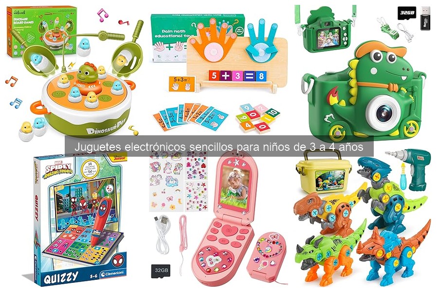 Problemas comunes al usar juguetes electrónicos para niños de 3-4 años