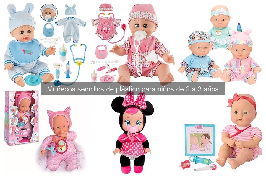 Problemas comunes con muñecos de plástico para niños de 2 a 3 años