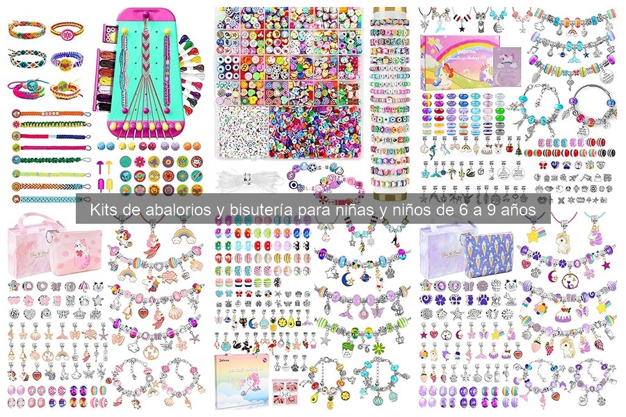 Proyectos creativos con kits de abalorios para niños