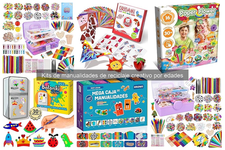 Proyectos de reciclaje creativos sin kits para niños