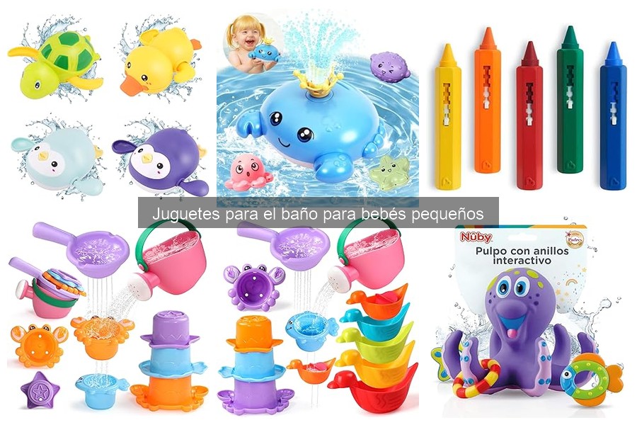 ¿Qué considerar al elegir juguetes para el baño de bebés?