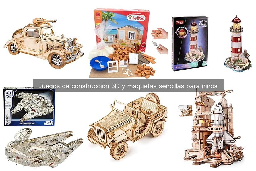 ¿Qué son los juegos de construcción 3D para niños?