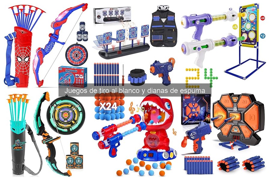 ¿Qué son los juegos de tiro al blanco y dianas de espuma?