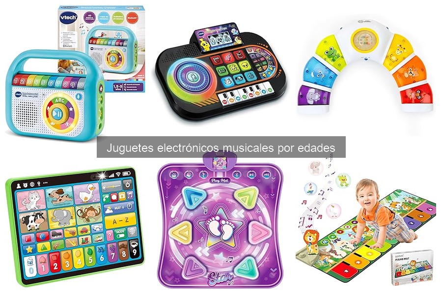 ¿Qué son los juguetes electrónicos musicales para niños?