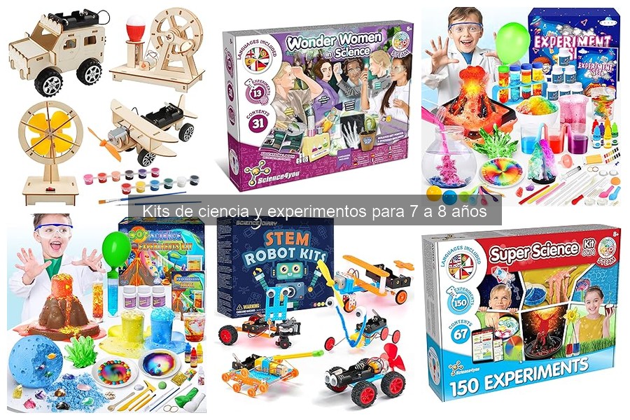 ¿Qué son los kits de ciencia para niños de 7 a 8 años?