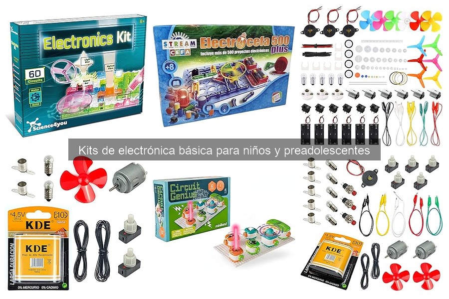 ¿Qué son los kits de electrónica básica para niños?
