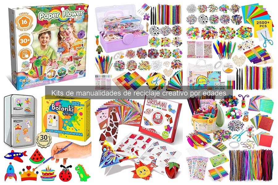 ¿Qué son los kits de manualidades de reciclaje creativo?