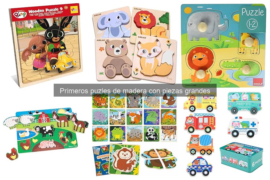 ¿Qué son los puzles de madera con piezas grandes?