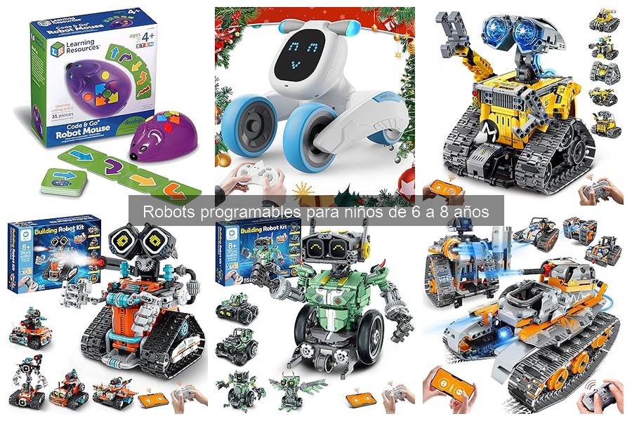 ¿Qué son los robots programables para niños de 6 a 8 años?
