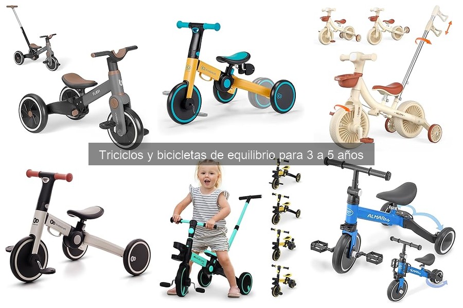 ¿Qué son los triciclos y bicicletas de equilibrio?