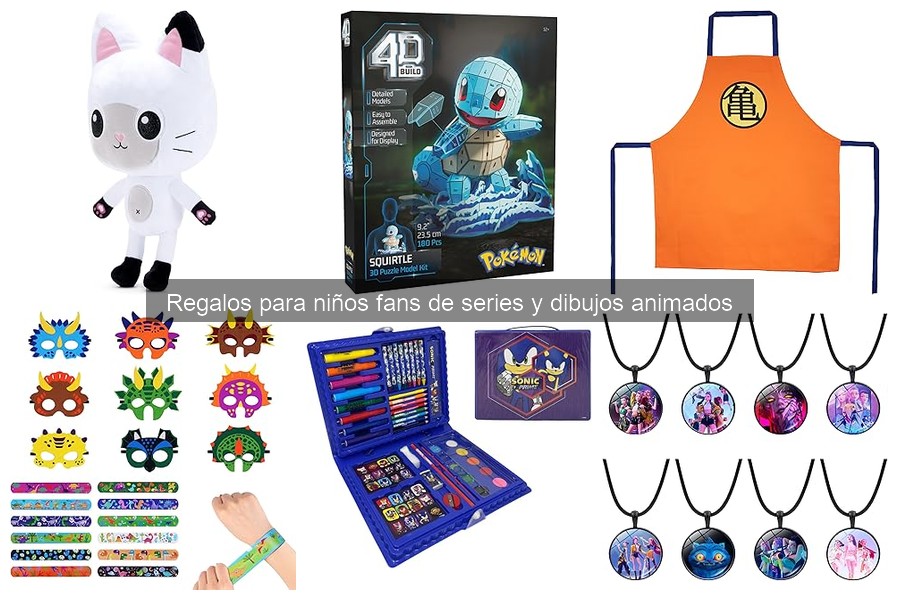 Regalos creativos para niños fans de series y dibujos animados