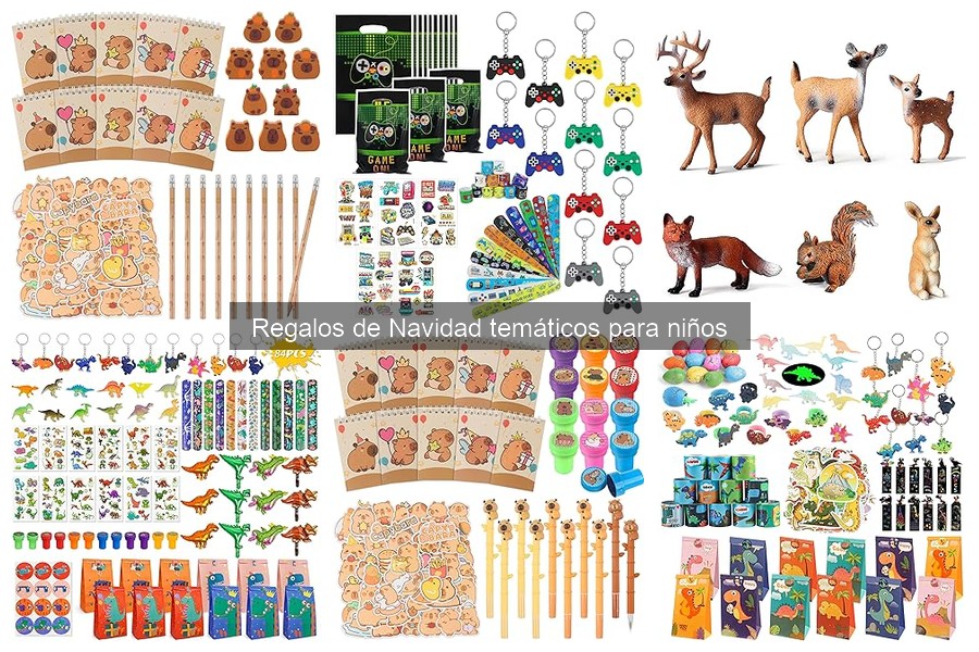 Regalos de Navidad temáticos para niños con intereses específicos
