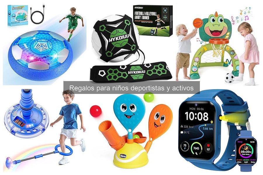 Regalos ideales para niños que aman el deporte