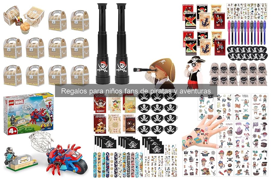 Regalos para niños aventureros: ideas temáticas de piratas