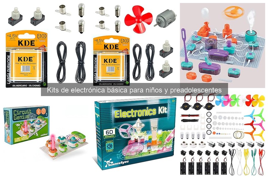 Reseñas de Kits de Electrónica Básica para Niños y Preadolescentes