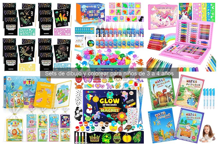Reseñas de los Mejores Sets de Dibujo para Niños de 3 a 4 Años