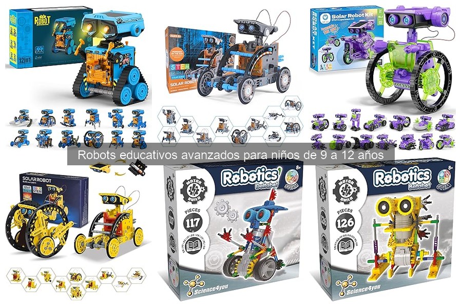 Robots educativos avanzados para niños de 9 a 12 años