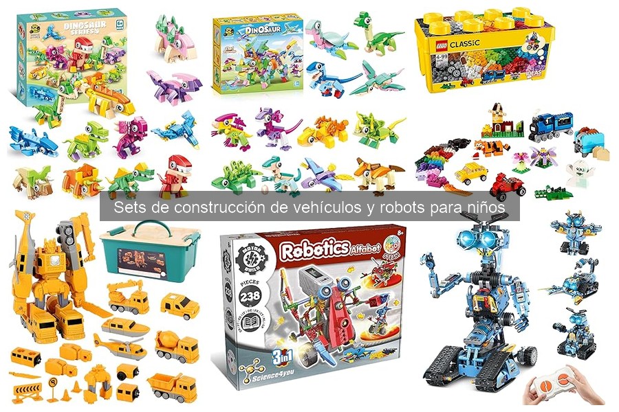 Sets de construcción de vehículos y robots: ¿Qué edad recomendada?