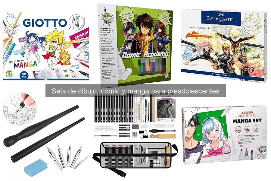 Sets de Dibujo, Cómic y Manga: ¿Qué Ofrecen a los Preadolescentes?