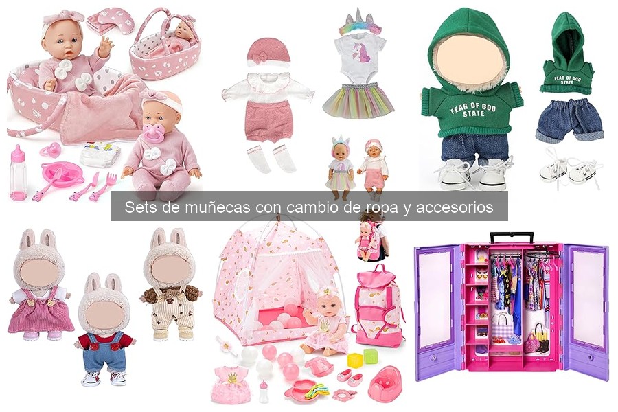 Sets de muñecas con ropa y accesorios: Todo lo que necesitas saber